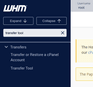 Access WHM Transfer Tool