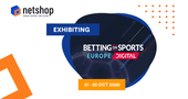NetShop ISP Exhibiting in SBC Betting on Sports Europe Digital 2020