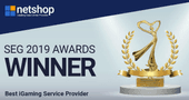 NetShop Internet Services is the winner for Best iGaming Service Provider at the SEG Awards 2019