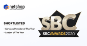 NetShop ISP Shortlisted in 2 Categories in the SBC Awards 2020