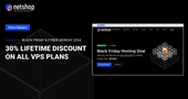 Black Friday & Cyber Monday Offer – 30% Lifetime Discount on VPS Plans