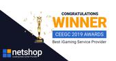 NetShop Internet Services is the winner for Best iGaming Service Provider at the CEEG Awards 2019