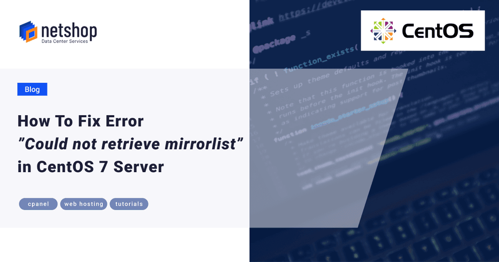 How To Fix Error Could not retrieve mirrorlist http//mirrorlist.centos