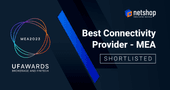 Ultimate Fintech Awards 2023: NetShop ISP Shortlisted for “Best Connectivity Provider – MEA” Award
