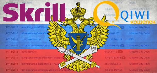 Russia blocks payment processors Skrill and Qiwi