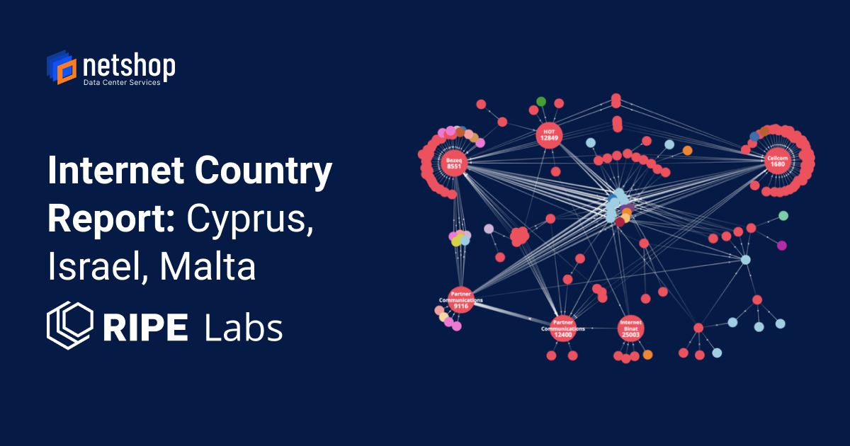RIPE NCC: Internet Country Report for Cyprus, Malta Israel 2021