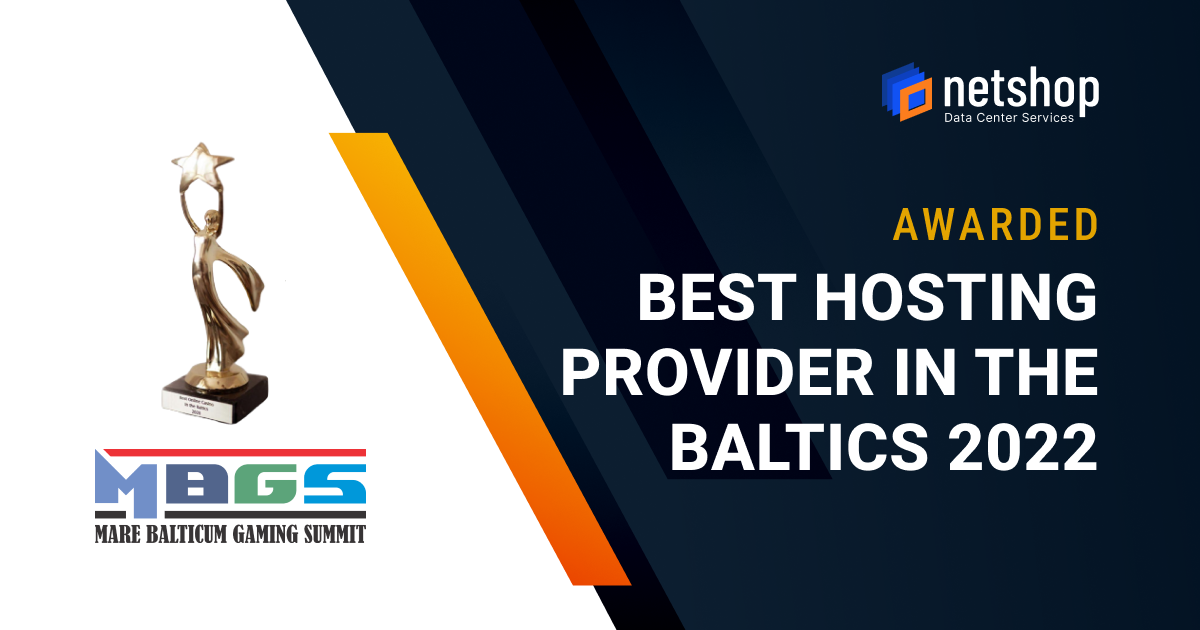 Best Hosting Provider in Baltics 2022 - iGaming BSG Awards 2022