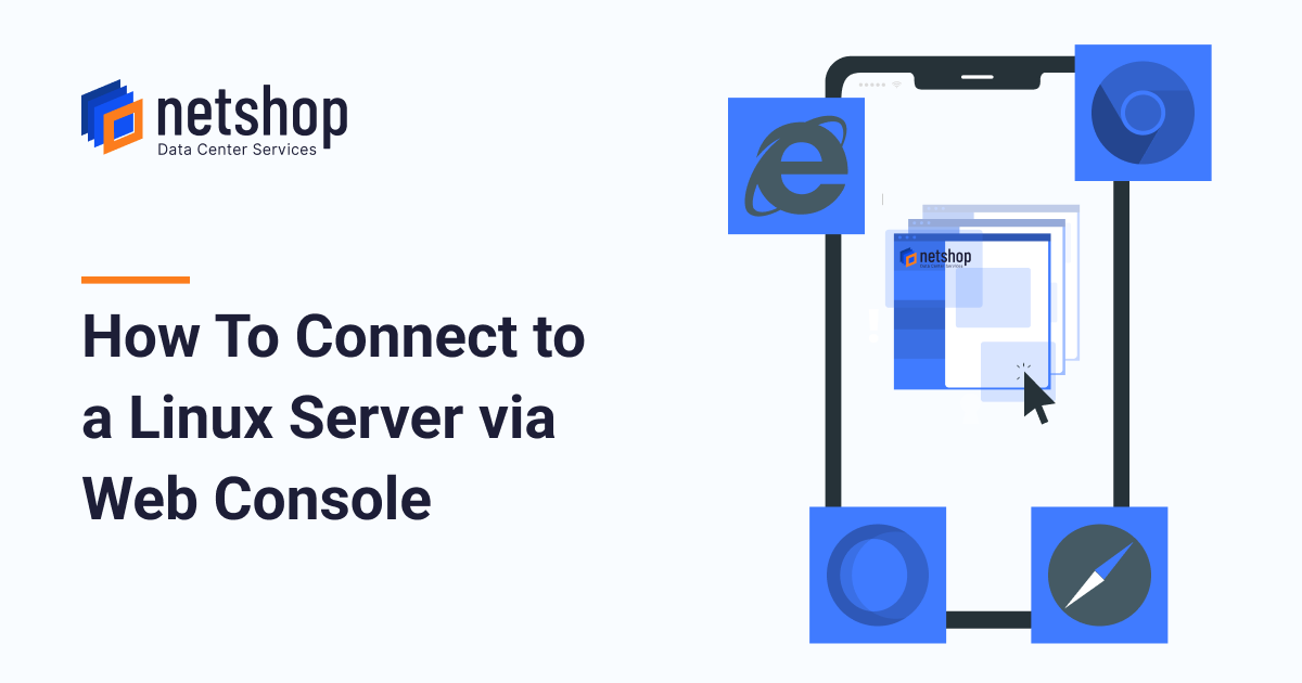 How To Connect to Linux Server via myNetShop Web Console