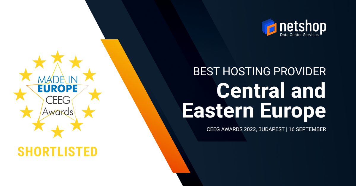NetShop ISP Shortlisted for Best Hosting Provider at CEEG Awards 2022