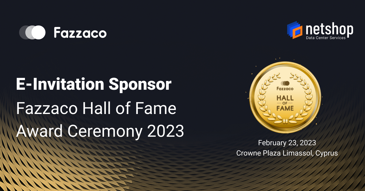 NetShop ISP Sponsors Fazzaco Hall of Fame Awards Ceremony 2023
