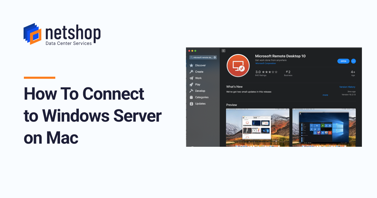 How To Connect to Windows Server on Mac