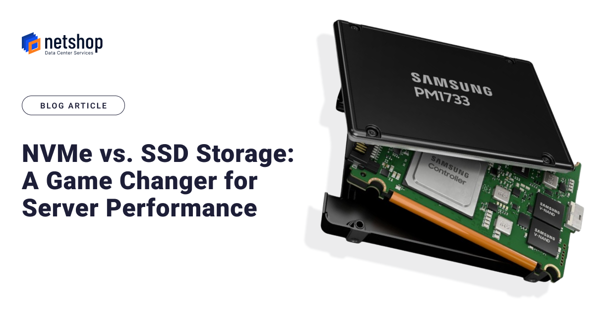 NVMe Storage vs. SSD: A Game Changer for Server Performance
