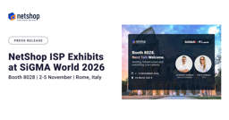 NetShop ISP Exhibits at SiGMA World 2026