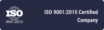 ISO 9001:2015 Certified Company